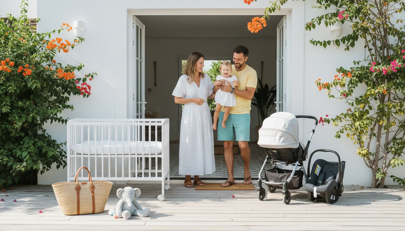 Family holiday home in the Algarve with baby equipment