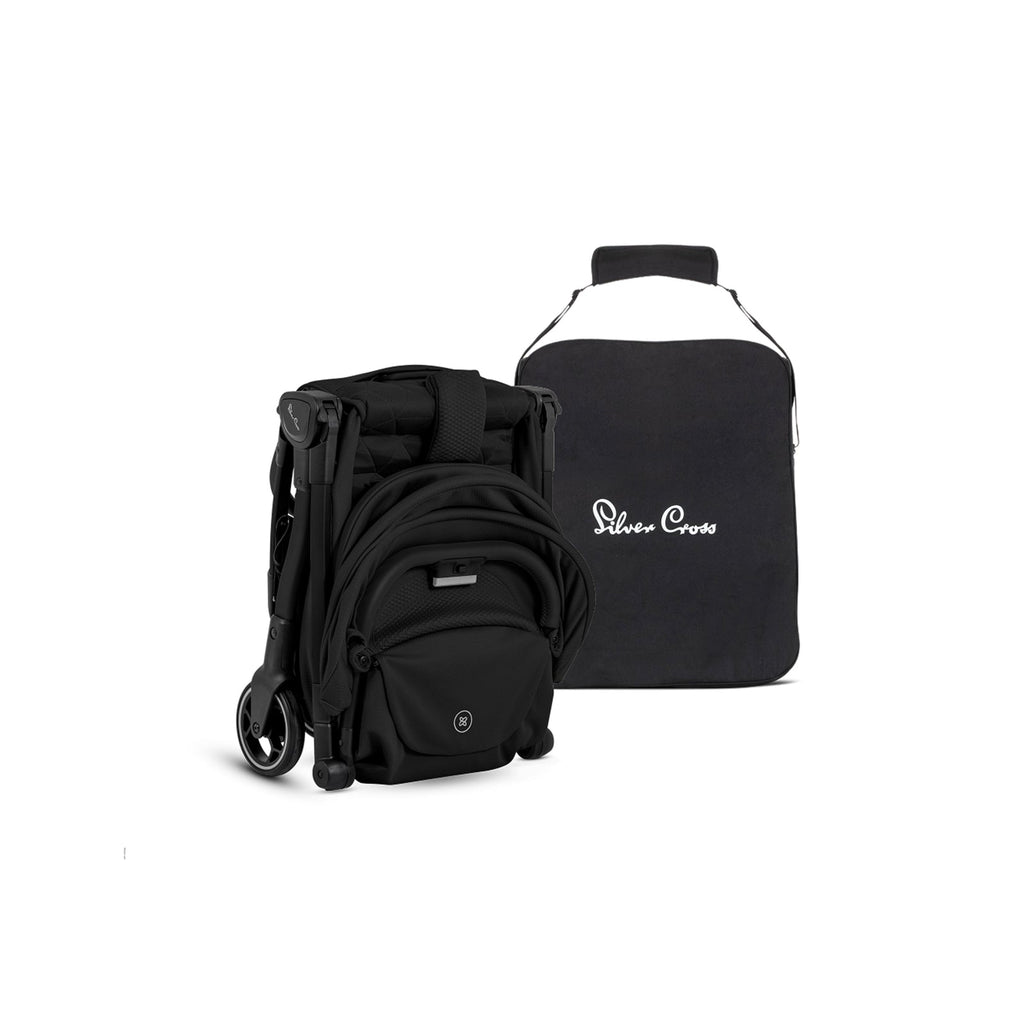 Silver Cross Clic 2 folded stroller and bag