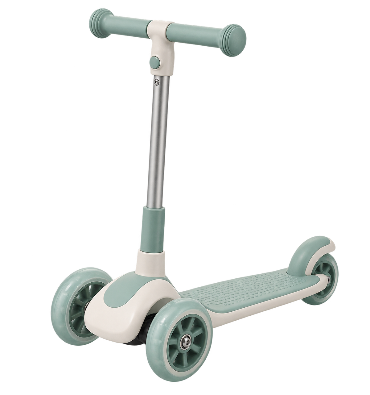 Three-wheel scooter for children, clean product image